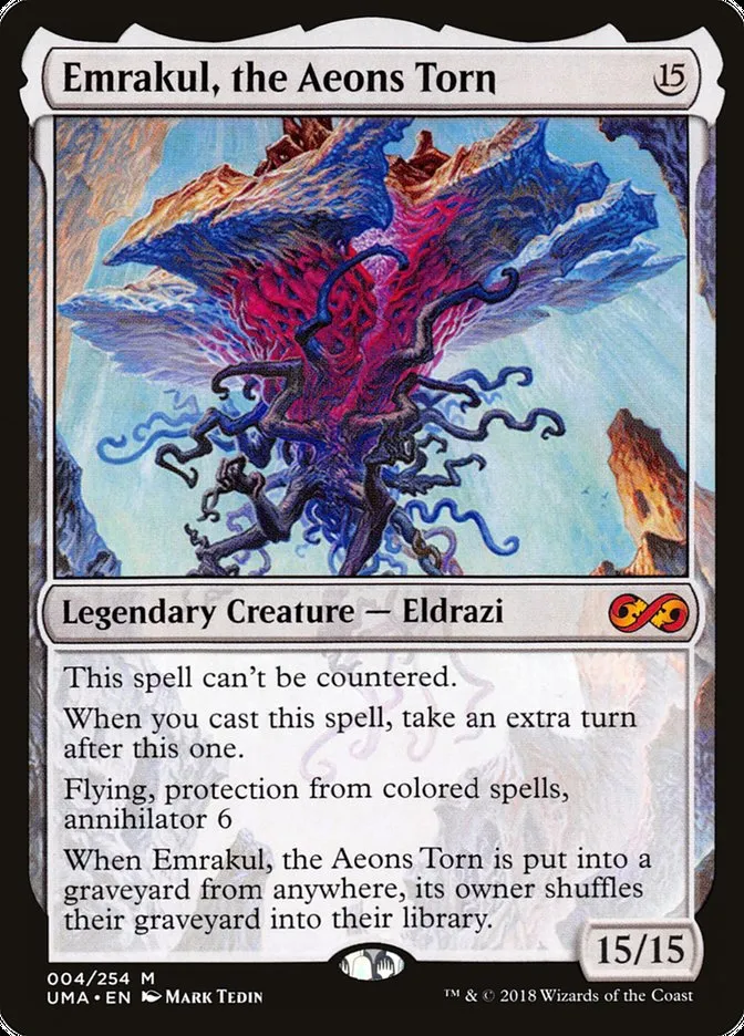 2018 Ultimate Masters Emrakul, the Aeons Torn mythic #4 unlisted card image