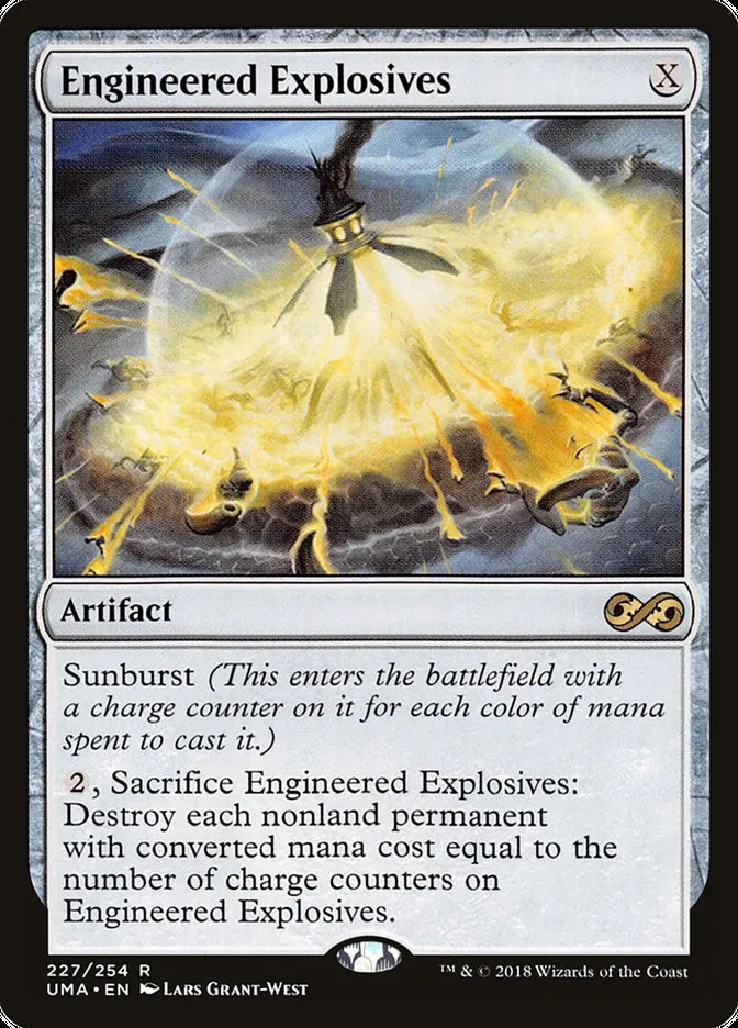 2018 Ultimate Masters Engineered Explosives rare #227 unlisted card image