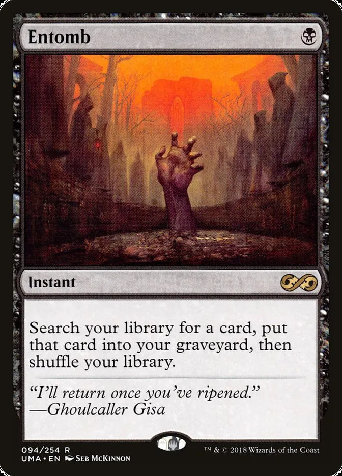 2018 Ultimate Masters Entomb rare #94 unlisted card image