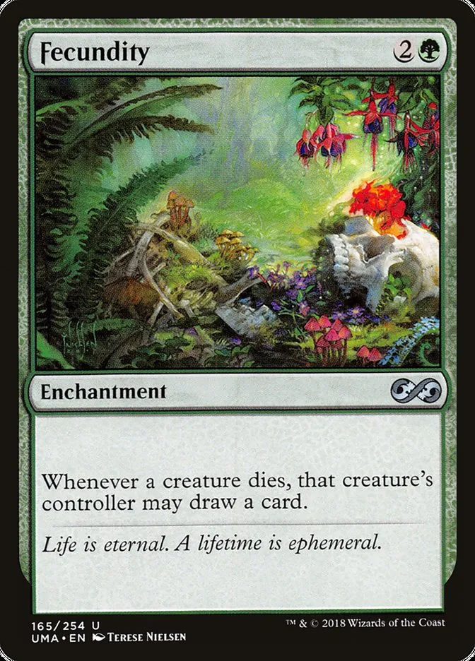 2018 Ultimate Masters Fecundity uncommon #165 unlisted card image