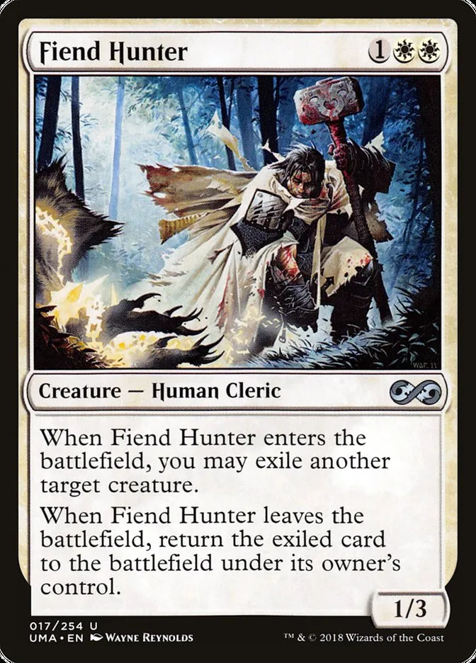 2018 Ultimate Masters Fiend Hunter uncommon #17 unlisted card image