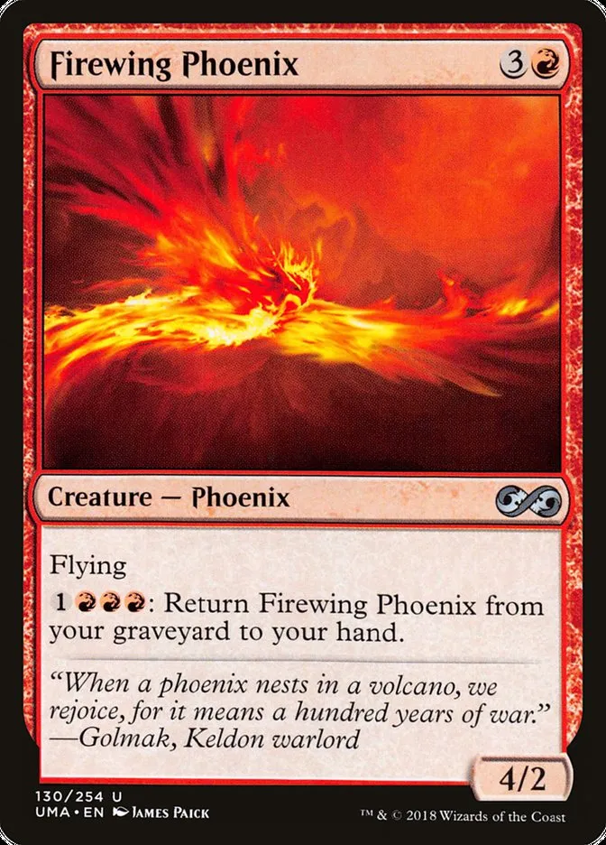 2018 Ultimate Masters Firewing Phoenix uncommon #130 unlisted card image
