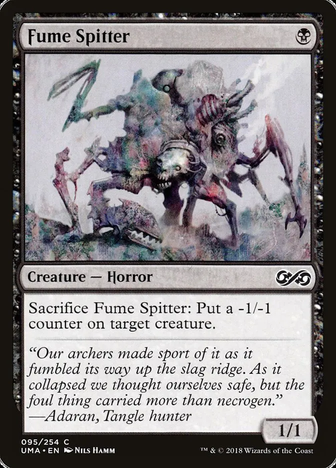 2018 Ultimate Masters Fume Spitter common #95 unlisted card image