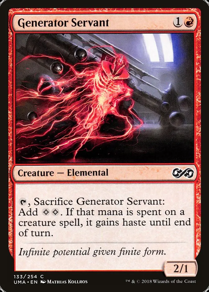 2018 Ultimate Masters Generator Servant common #133 unlisted card image