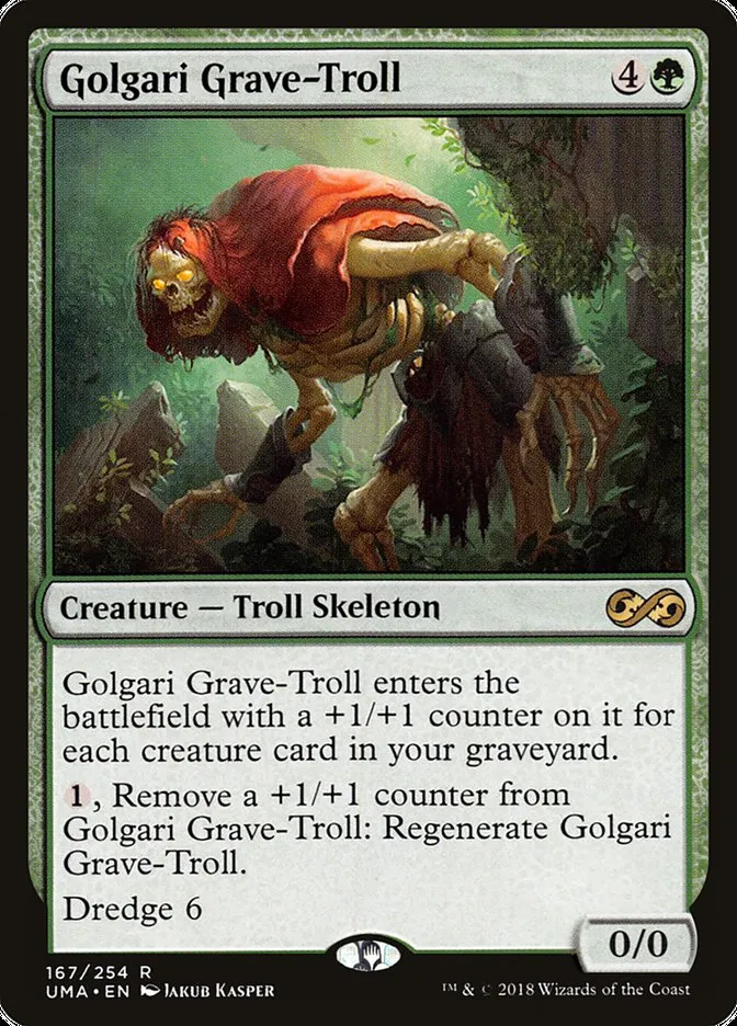 2018 Ultimate Masters Golgari Grave-Troll rare #167 unlisted card image