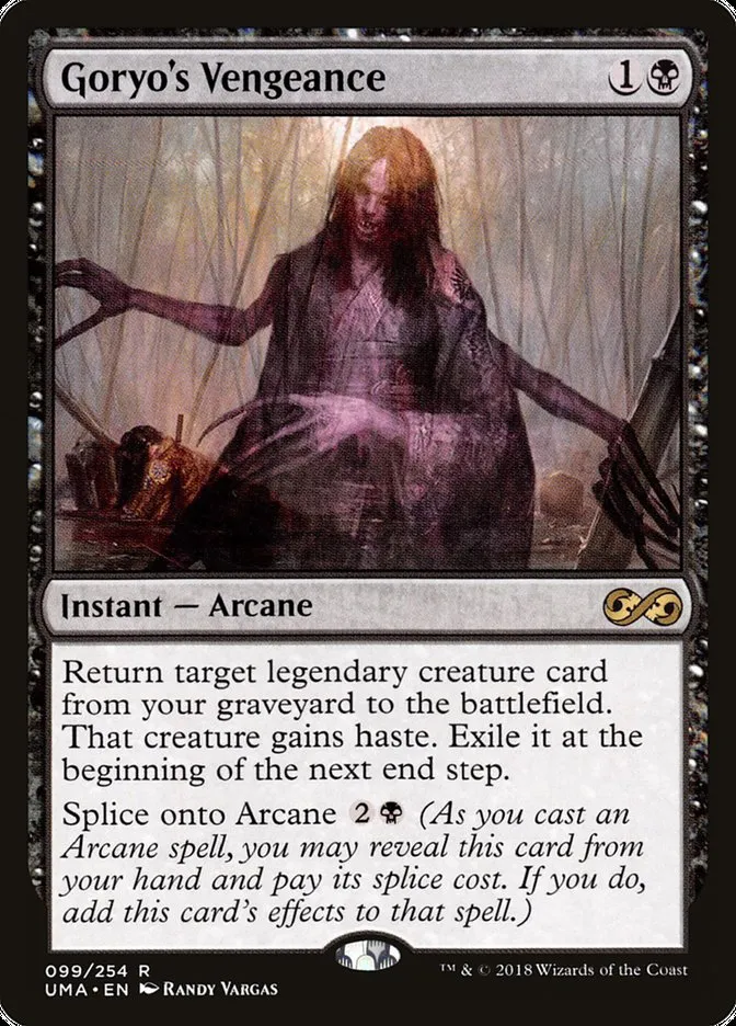 2018 Ultimate Masters Goryo's Vengeance rare #99 unlisted card image