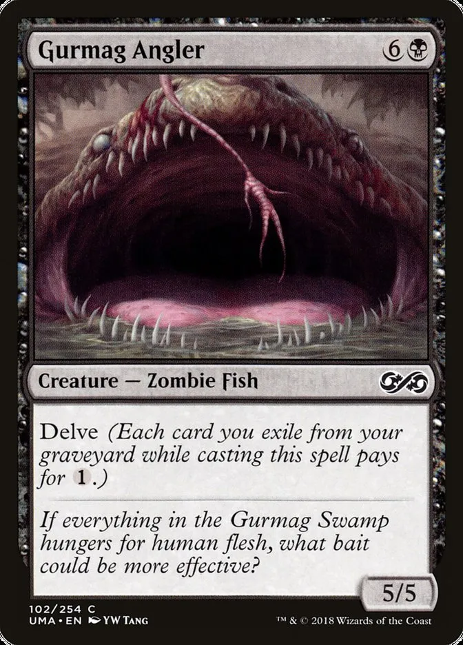 2018 Ultimate Masters Gurmag Angler common #102 unlisted card image