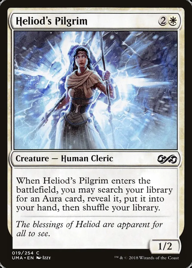 2018 Ultimate Masters Heliod's Pilgrim common #19 unlisted card image
