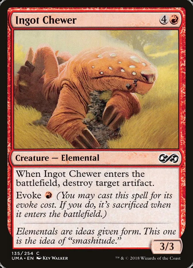 2018 Ultimate Masters Ingot Chewer common #135 unlisted card image