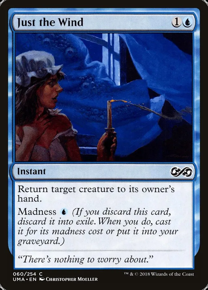 2018 Ultimate Masters Just the Wind common #60 unlisted card image