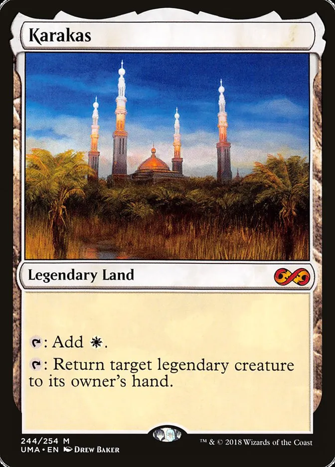 2018 Ultimate Masters Karakas mythic #244 unlisted card image