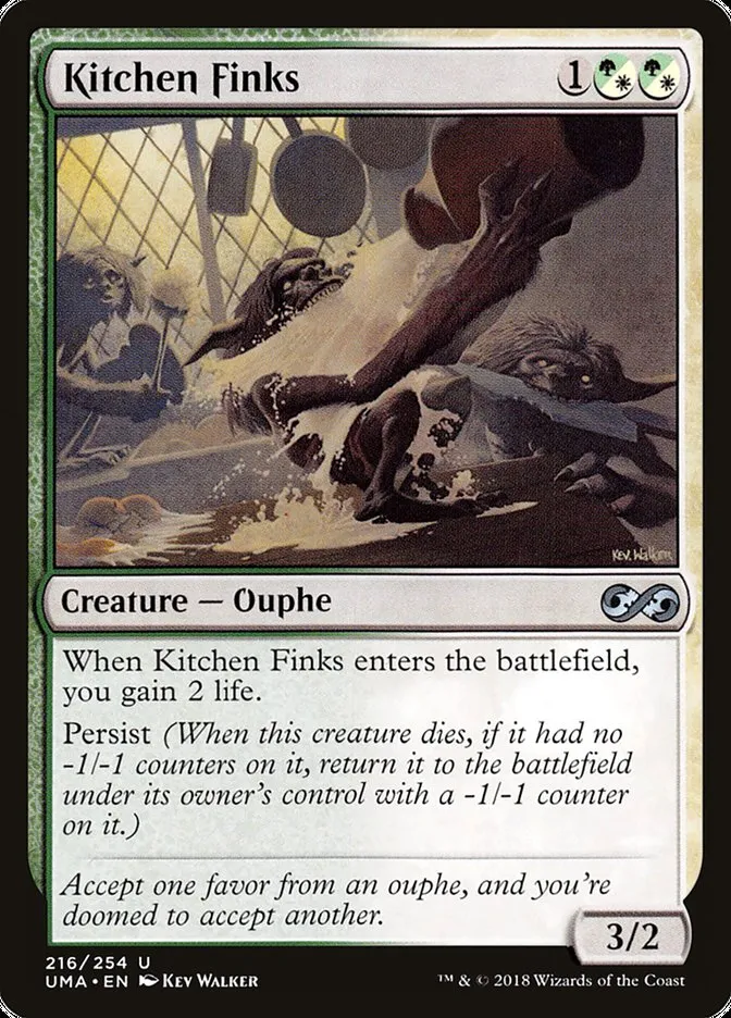 2018 Ultimate Masters Kitchen Finks uncommon #216 unlisted card image