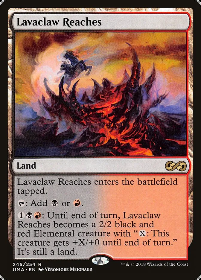 2018 Ultimate Masters Lavaclaw Reaches rare #245 unlisted card image
