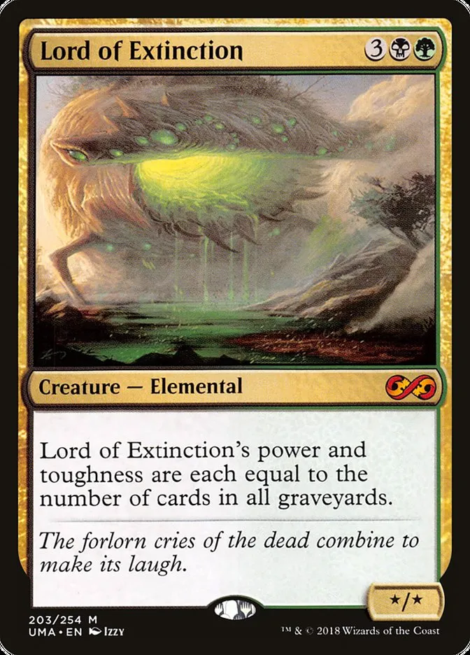 2018 Ultimate Masters Lord of Extinction mythic #203 unlisted card image