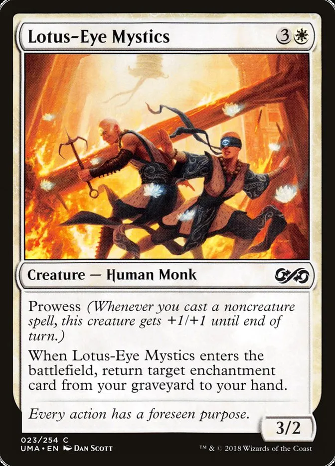 2018 Ultimate Masters Lotus-Eye Mystics common #23 unlisted card image