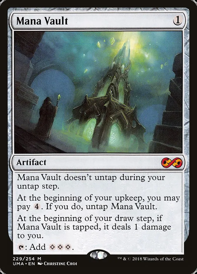 2018 Ultimate Masters Mana Vault mythic #229 unlisted card image