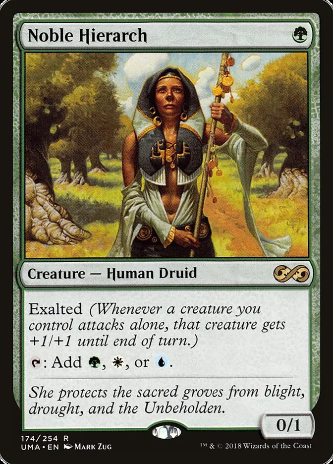 2018 Ultimate Masters Noble Hierarch rare #174 unlisted card image