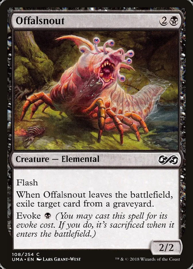 2018 Ultimate Masters Offalsnout common #108 unlisted card image