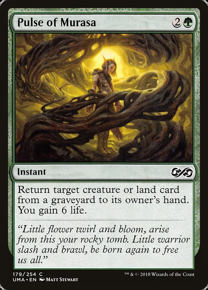 2018 Ultimate Masters Pulse of Murasa common #179 unlisted card image