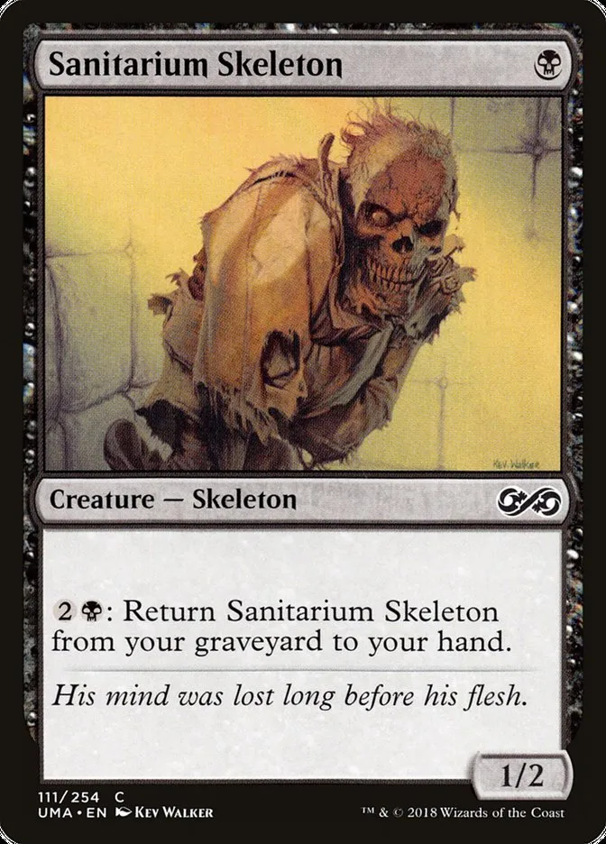 2018 Ultimate Masters Sanitarium Skeleton common #111 unlisted card image