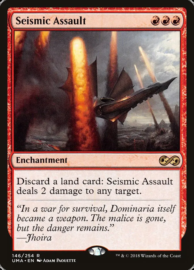 2018 Ultimate Masters Seismic Assault rare #146 unlisted card image