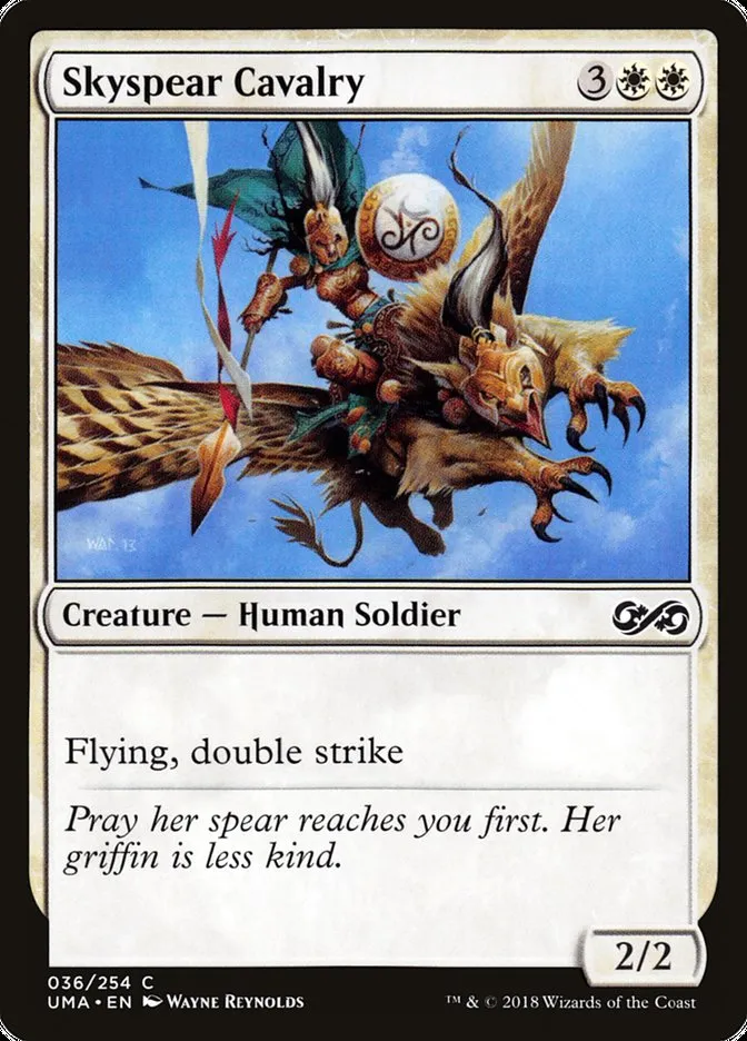 2018 Ultimate Masters Skyspear Cavalry common #36 unlisted card image
