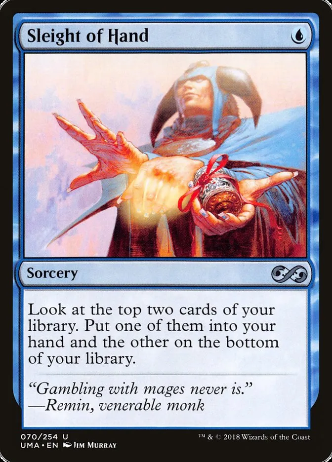 2018 Ultimate Masters Sleight of Hand uncommon #70 unlisted card image