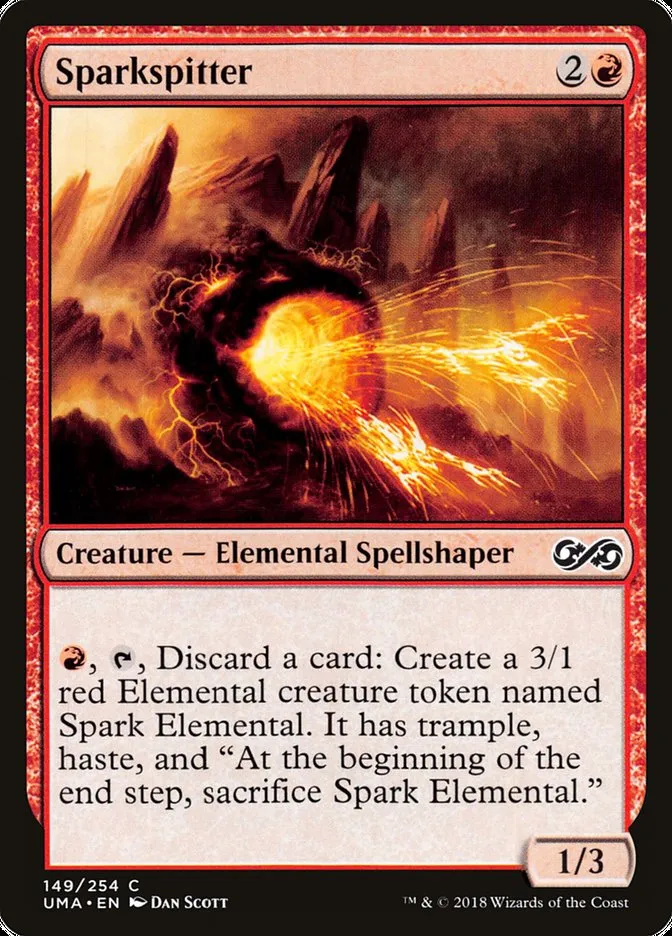 2018 Ultimate Masters Sparkspitter common #149 unlisted card image