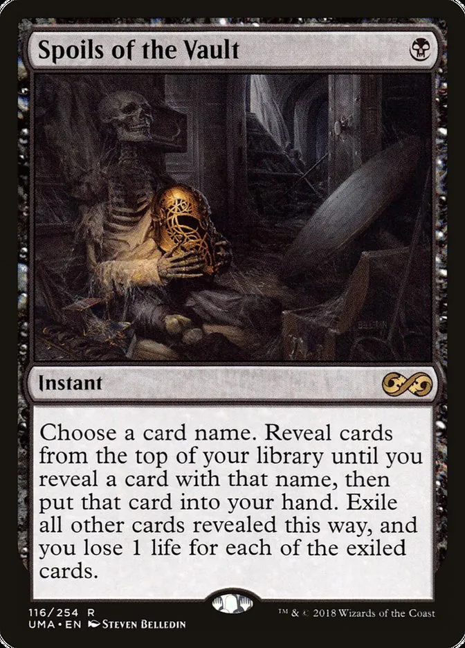 2018 Ultimate Masters Spoils of the Vault rare #116 unlisted card image