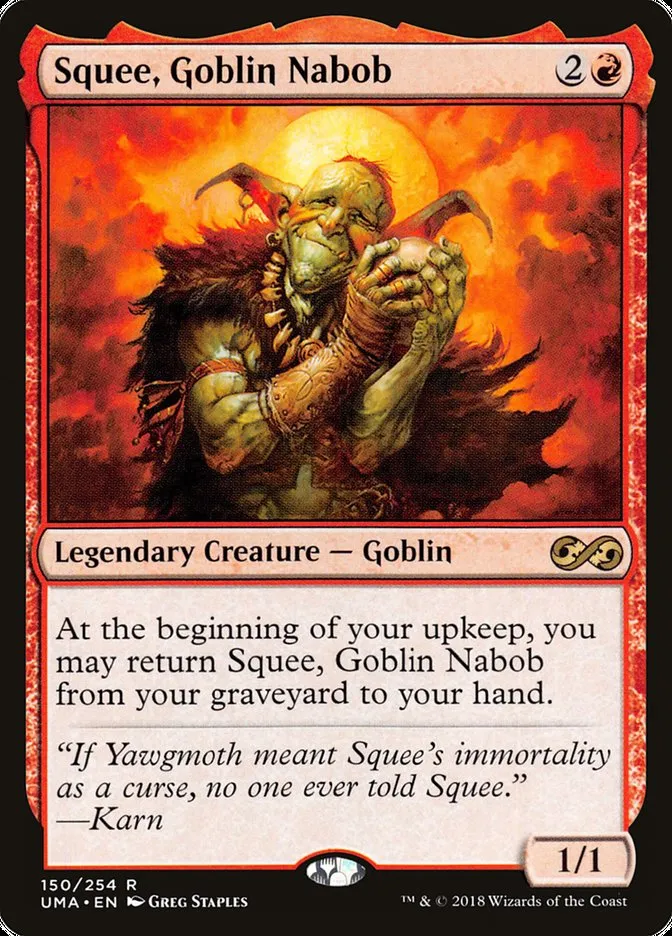2018 Ultimate Masters Squee, Goblin Nabob rare #150 unlisted card image