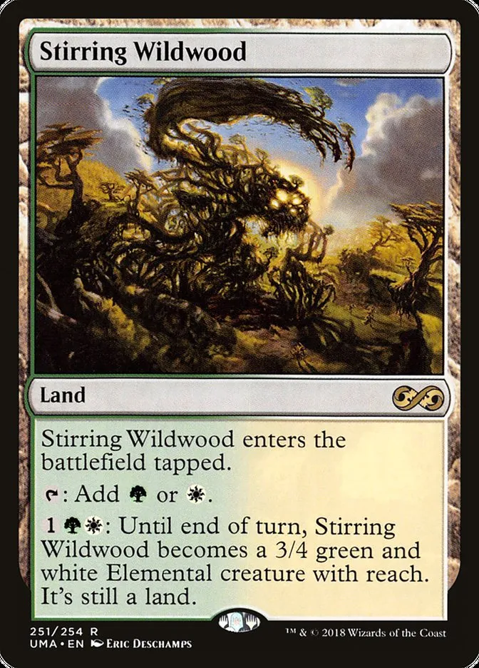 2018 Ultimate Masters Stirring Wildwood rare #251 unlisted card image