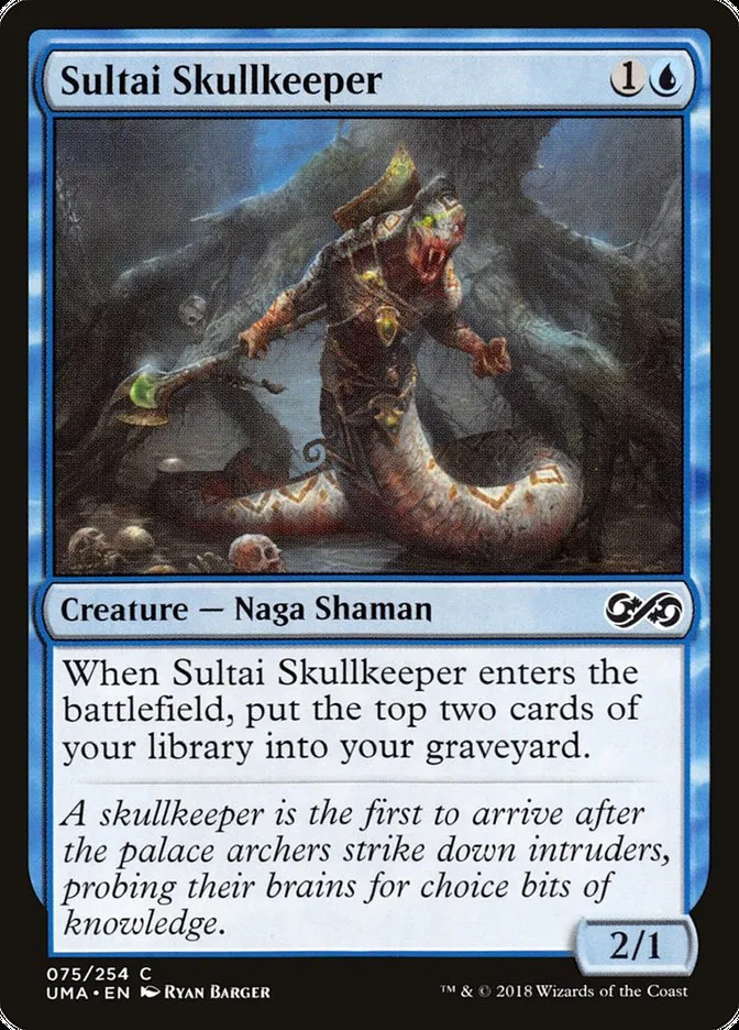 2018 Ultimate Masters Sultai Skullkeeper common #75 unlisted card image