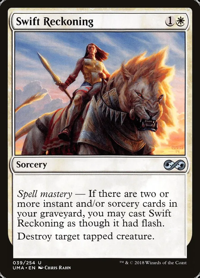 2018 Ultimate Masters Swift Reckoning uncommon #39 unlisted card image