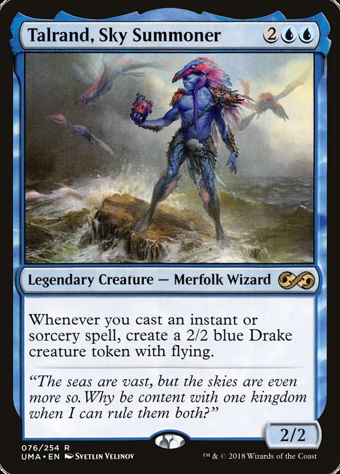 2018 Ultimate Masters Talrand, Sky Summoner rare #76 unlisted card image