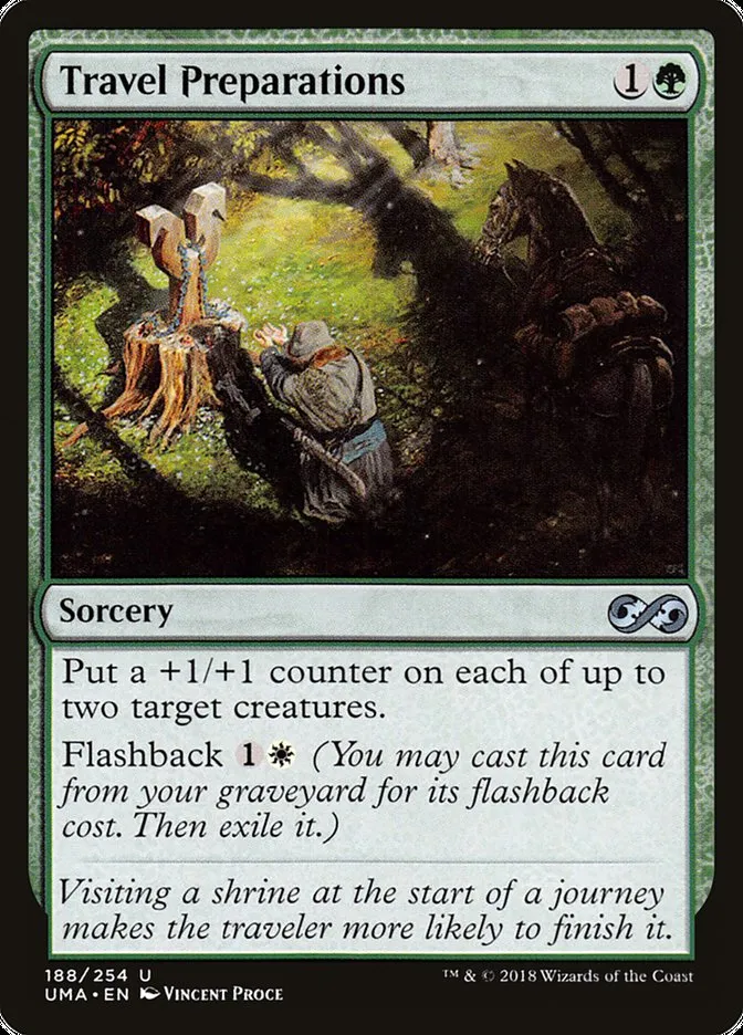 2018 Ultimate Masters Travel Preparations uncommon #188 unlisted card image