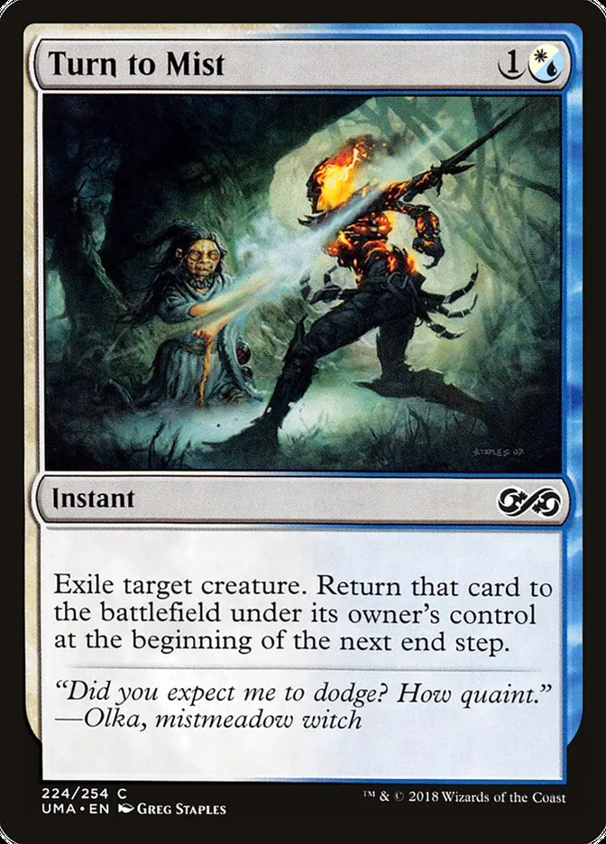 2018 Ultimate Masters Turn to Mist common #224 unlisted card image