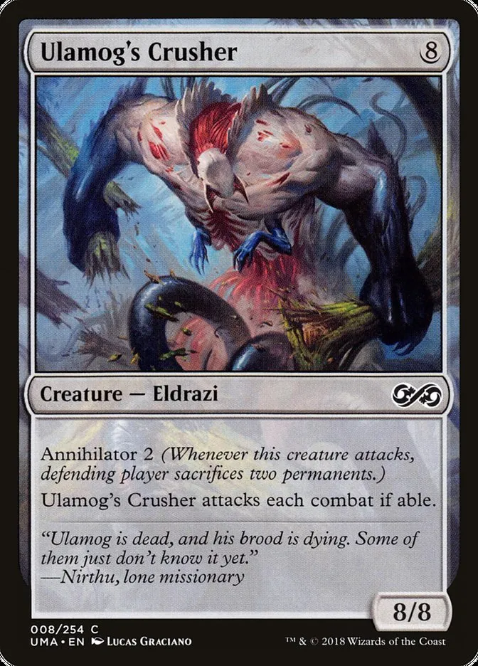 2018 Ultimate Masters Ulamog's Crusher common #8 unlisted card image