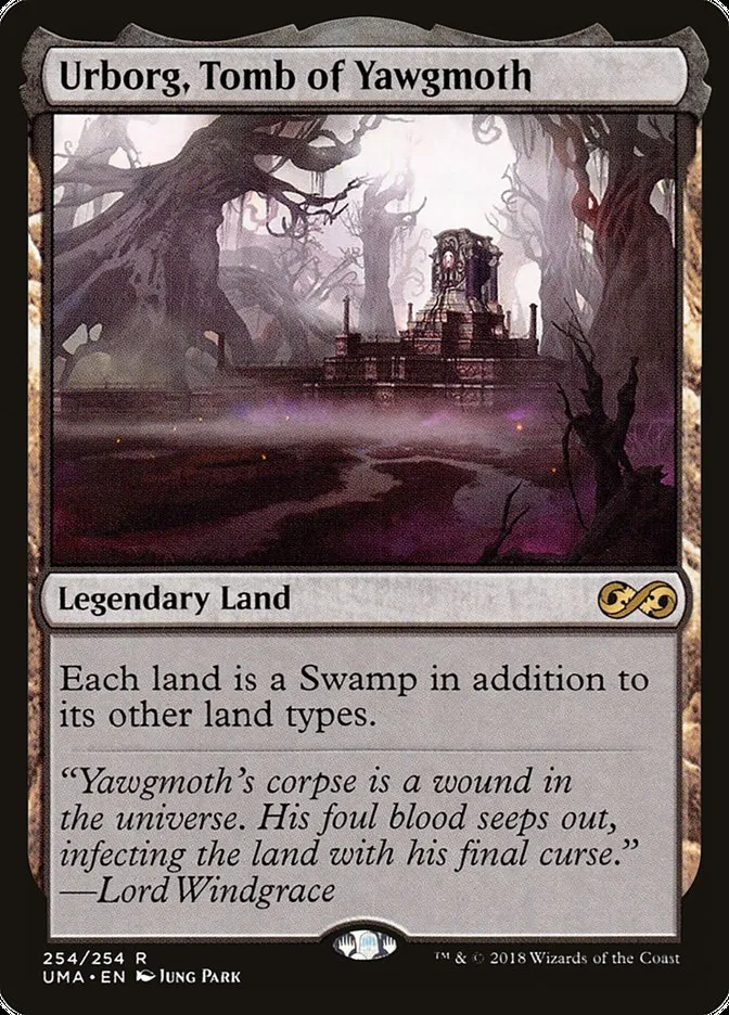 2018 Ultimate Masters Urborg, Tomb of Yawgmoth rare #254 unlisted card image