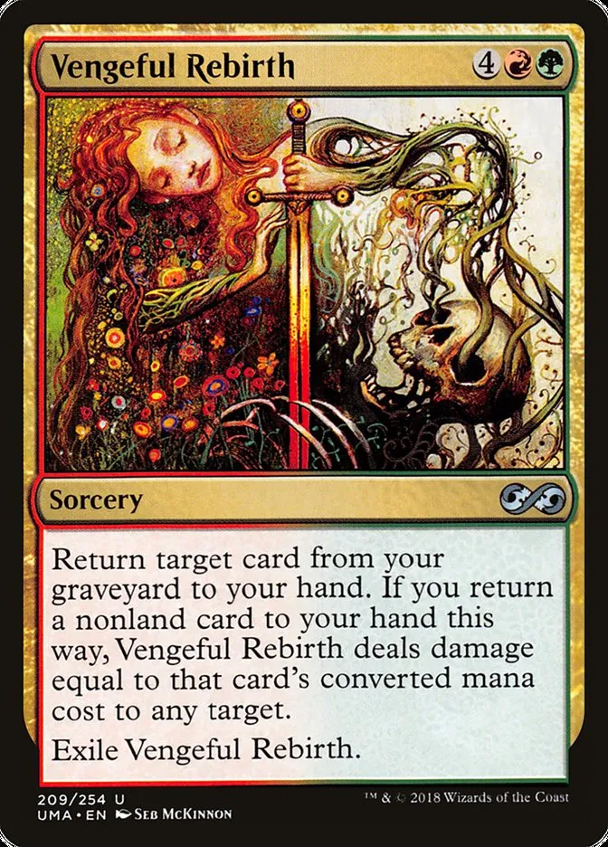 2018 Ultimate Masters Vengeful Rebirth uncommon #209 unlisted card image