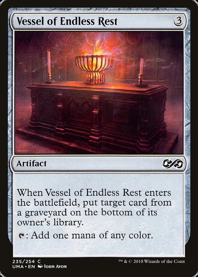 2018 Ultimate Masters Vessel of Endless Rest common #235 unlisted card image