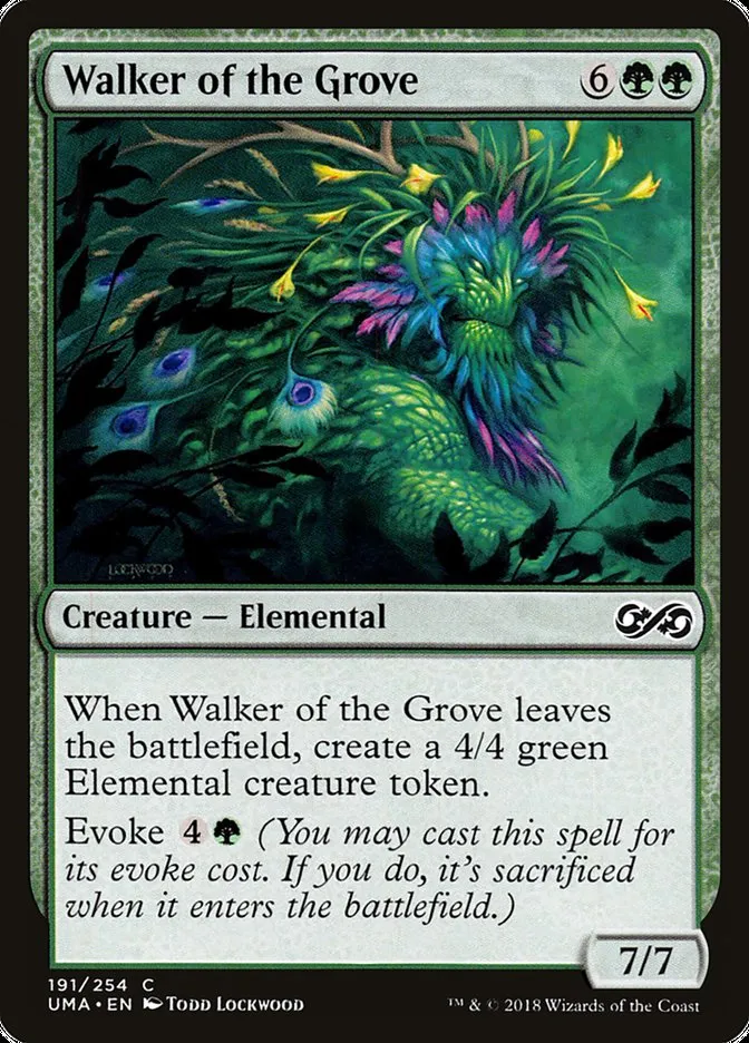 2018 Ultimate Masters Walker of the Grove common #191 unlisted card image