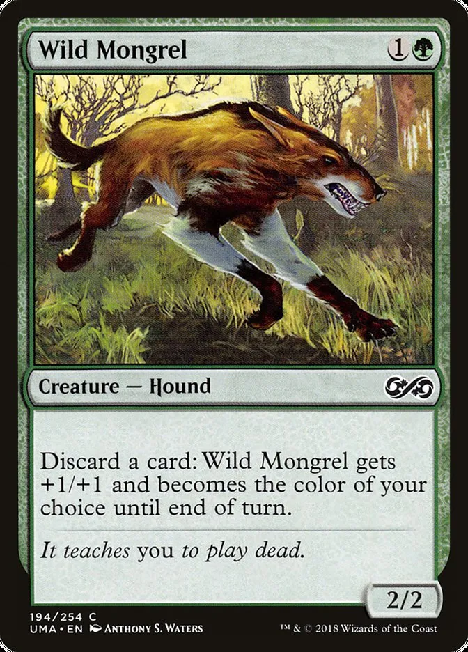 2018 Ultimate Masters Wild Mongrel common #194 unlisted card image