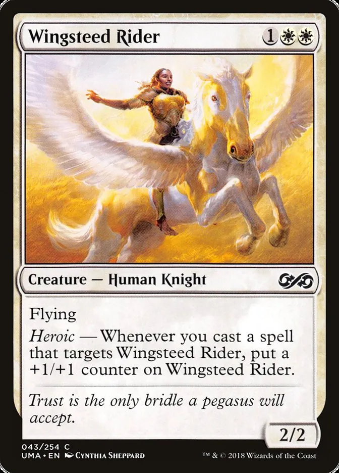 2018 Ultimate Masters Wingsteed Rider common #43 unlisted card image