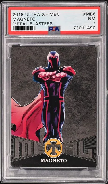 2018 Ultra Magneto X-Men Metal Blasters #MB6 card image