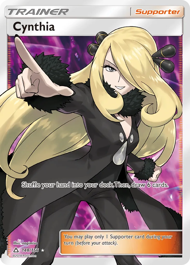 2018 Ultra Prism Cynthia #119/156 Uncommon card image