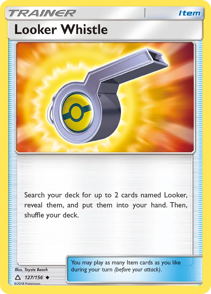 2018 Ultra Prism Looker Whistle #127/156 Uncommon card image