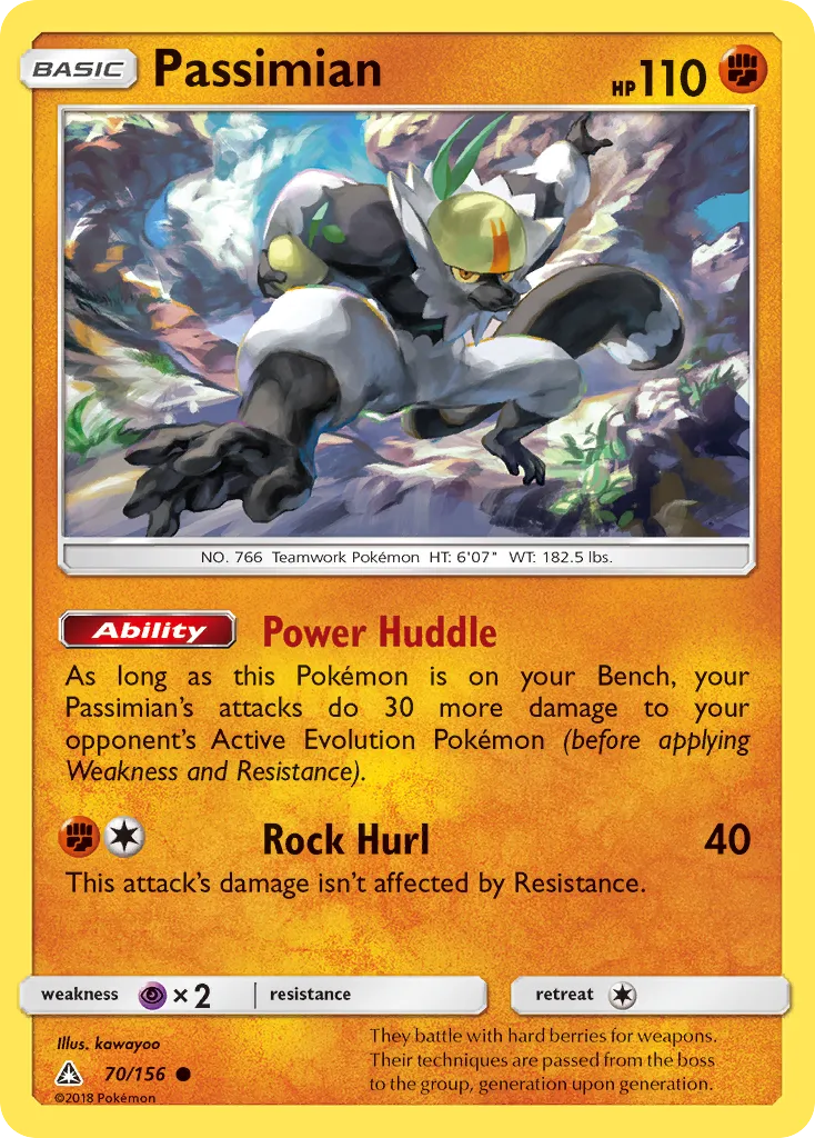 2018 Ultra Prism Passimian #070/156 Common card image