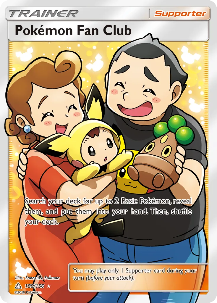 2018 Ultra Prism Pokémon Fan Club #133/156 Uncommon card image