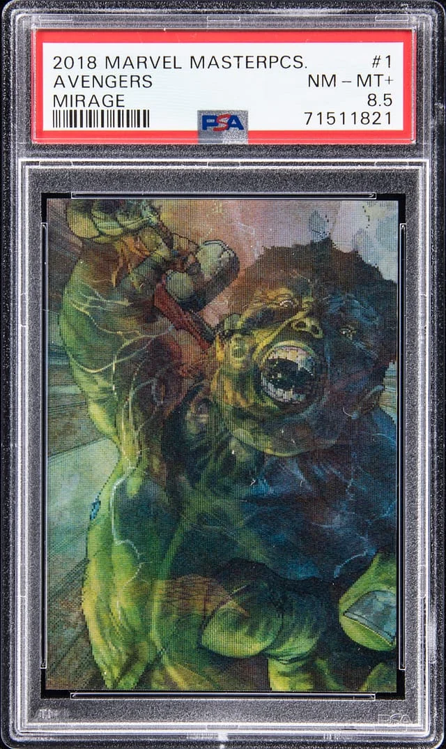 2018 Upper Deck Avengers Marvel Masterpieces Mirage #1 card image