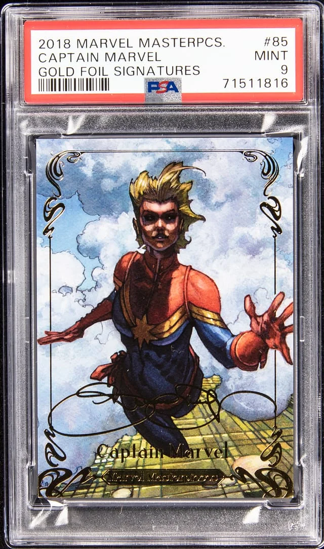 2018 Upper Deck Captain Marvel Marvel Masterpieces #85 card image